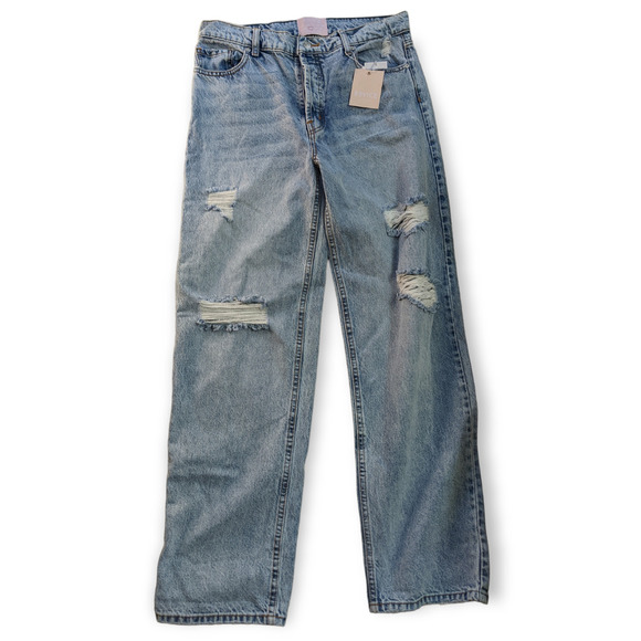 REVICE Denim - Revice High Rise Destroyed Boyfriend Jeans